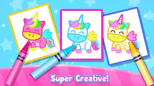 Скриншот 3 — Rainbow Glitter Drawing Book