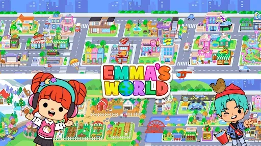 Скриншот 2 — Emma's World - Town & Family