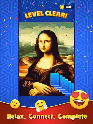 Скриншот 1 — Jigsaw Solitaire Cafe Puzzles