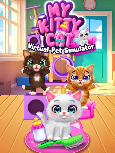 Скриншот 8 — Pet Kitty Cat - Virtual Pets