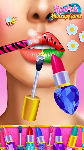 Скриншот 1 — Lip Art - Lipstick Makeup ASMR