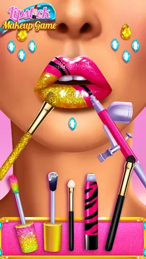 Скриншот 2 — Lip Art - Lipstick Makeup ASMR