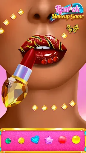 Скриншот 3 — Lip Art - Lipstick Makeup ASMR