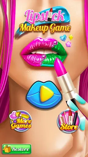 Скриншот 4 — Lip Art - Lipstick Makeup ASMR