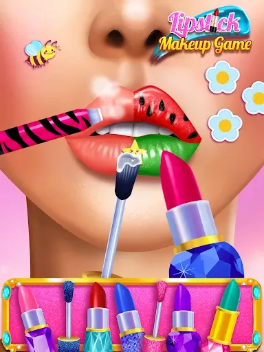 Скриншот 6 — Lip Art - Lipstick Makeup ASMR