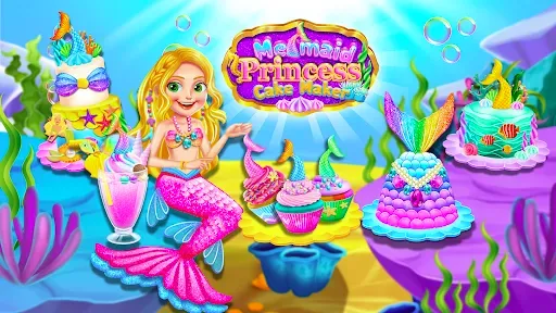 Скриншот 1 — Mermaid Glitter Cake Maker