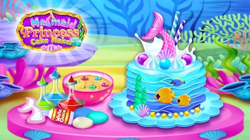 Скриншот 4 — Mermaid Glitter Cake Maker