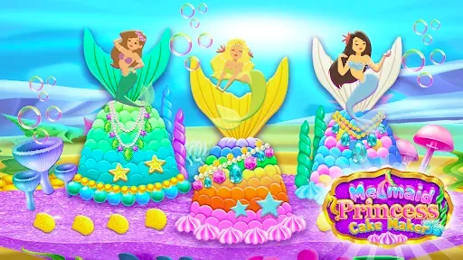 Скриншот 5 — Mermaid Glitter Cake Maker