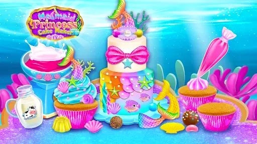 Скриншот 7 — Mermaid Glitter Cake Maker