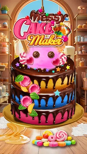 Скриншот 3 — Messy Cake Maker Cooking Games