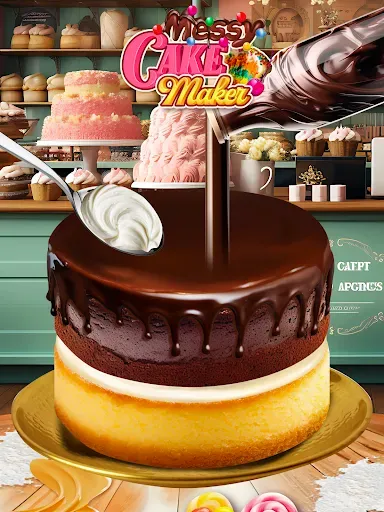 Скриншот 6 — Messy Cake Maker Cooking Games