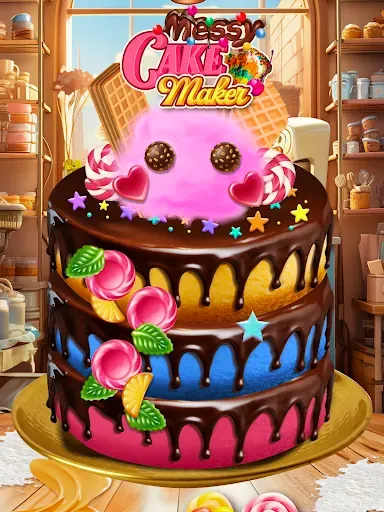Скриншот 7 — Messy Cake Maker Cooking Games