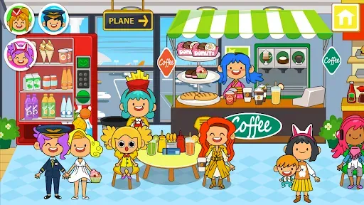 Скриншот 2 — My Pretend Airport Travel Town
