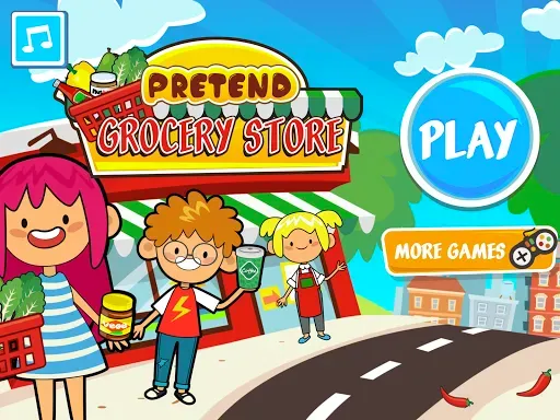 Скриншот 1 — My Pretend Grocery Store Games