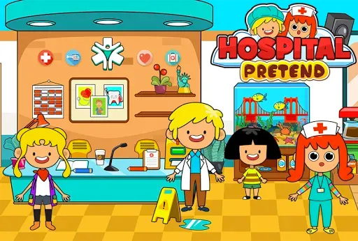 Скриншот 2 — My Pretend Hospital Town Life