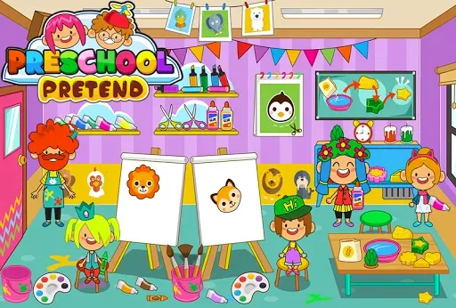 Скриншот 1 — Pretend Preschool Kids Games