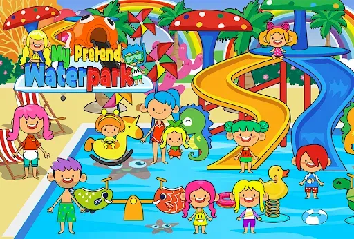 Скриншот 2 — My Pretend Summer Waterpark