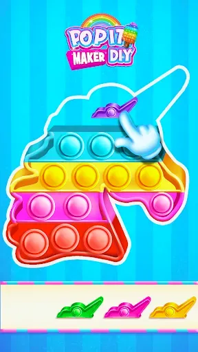 Скриншот 2 — Pop It 3D Fidget Toy Maker