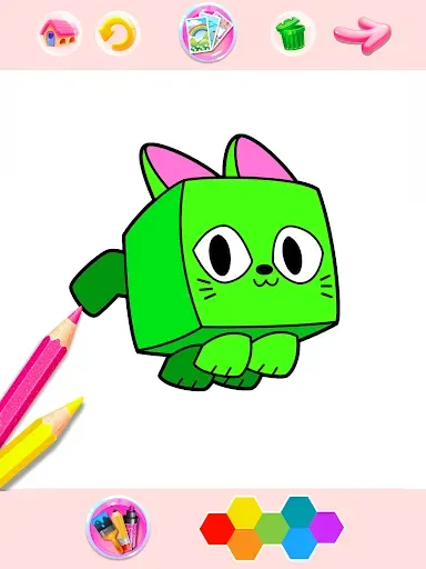 Скриншот 8 — Rainbow Glitter Coloring Book