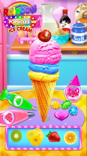 Скриншот 4 — Rainbow Ice Cream & Popsicles