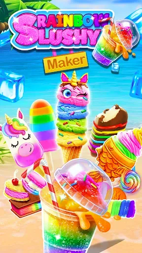 Скриншот 1 — Rainbow Frozen Slushy Truck