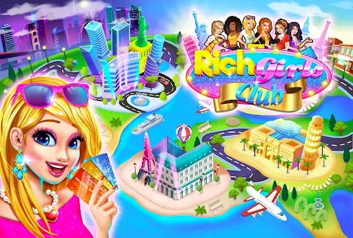 Скриншот 1 — Rich Girls Shopping Games