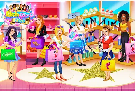 Скриншот 8 — Rich Girls Shopping Games