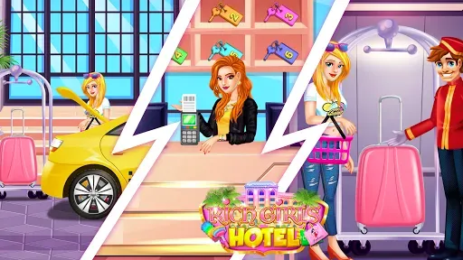 Скриншот 2 — Rich Girls Hotel Shopping Game