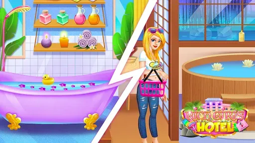 Скриншот 4 — Rich Girls Hotel Shopping Game