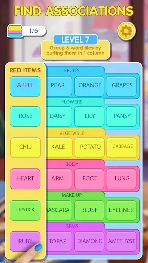 Скриншот 1 — Word Connections Cafe