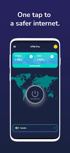 Скриншот 1 — VPN Pro - Fast & Secure VPN