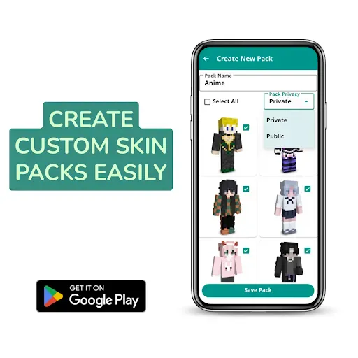 Скриншот 4 — Aesthetic Skins for Minecraft