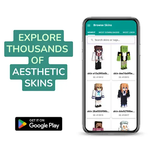 Скриншот 8 — Aesthetic Skins for Minecraft