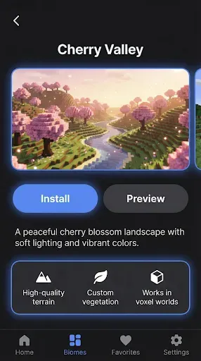 Скриншот 4 — Biomes Mod