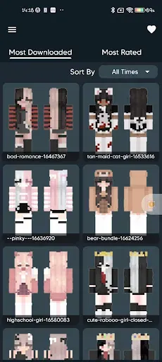 Скриншот 2 — Cute Girl Skin for Minecraft