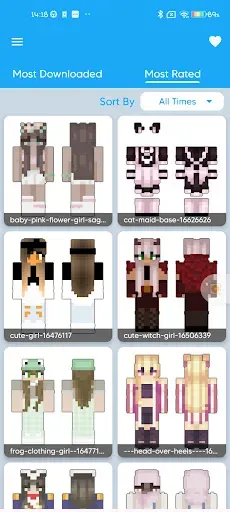 Скриншот 3 — Cute Girl Skin for Minecraft