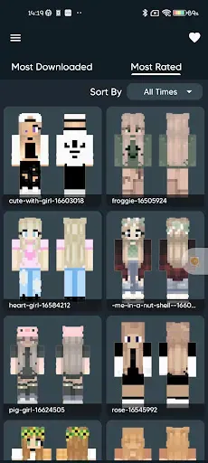 Скриншот 4 — Cute Girl Skin for Minecraft