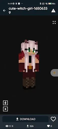 Скриншот 6 — Cute Girl Skin for Minecraft