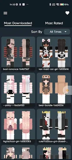 Скриншот 7 — Cute Girl Skin for Minecraft