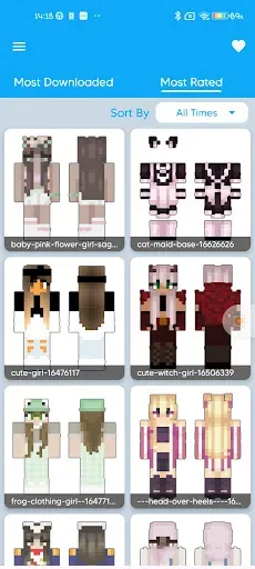 Скриншот 8 — Cute Girl Skin for Minecraft