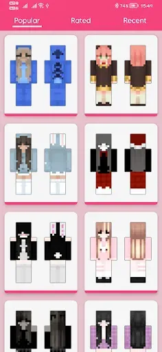 Скриншот 2 — Girl Skin for Minecraft