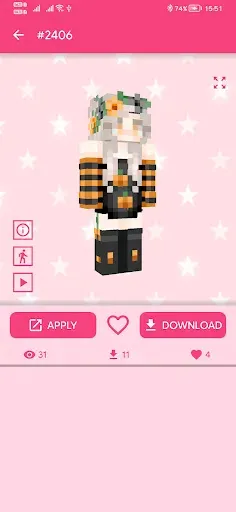 Скриншот 5 — Girl Skin for Minecraft
