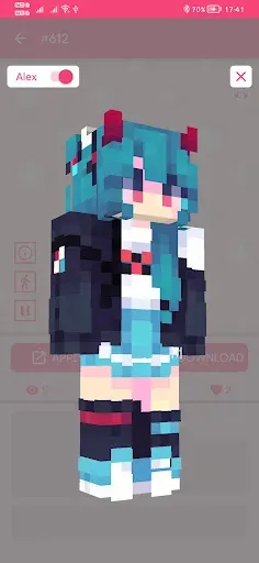 Скриншот 6 — Girl Skin for Minecraft