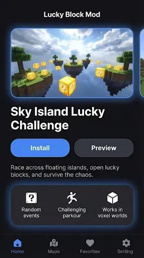 Скриншот 4 — Lucky Block Mods