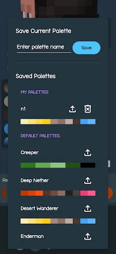 Скриншот 4 — 3D Skin Editor for Minecraft