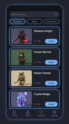 Скриншот 1 — Fantasy Hero Skins Pack