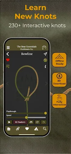 Скриншот 1 — Knot IQ - The Bear Essentials