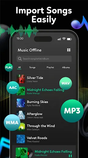 Скриншот 1 — Offline Music & MP3 Player