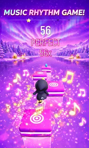Скриншот 1 — Tiles Dance Gugu Gaga Penguin