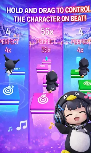 Скриншот 5 — Tiles Dance Gugu Gaga Penguin